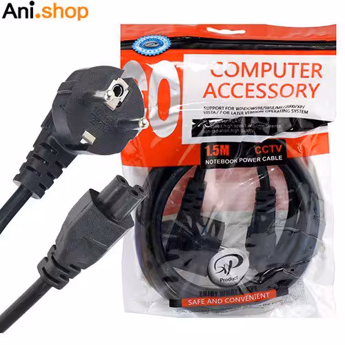 کابل برق لپ تاپ XP 1.5 متری کد 126