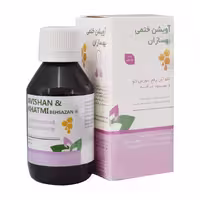 شربت گیاهی آویشن ختمی بهسازان بهبود سرفه خلط آور و رفع سوزش گلو 120 میلی لیتر