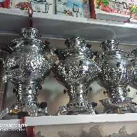 سماورگازی سماور 6لیتر ضخیم ساده قلم خطدار قیمت عمده خرید کنید بدون واسطه لوازم خانگی کمالی مشهد 2250