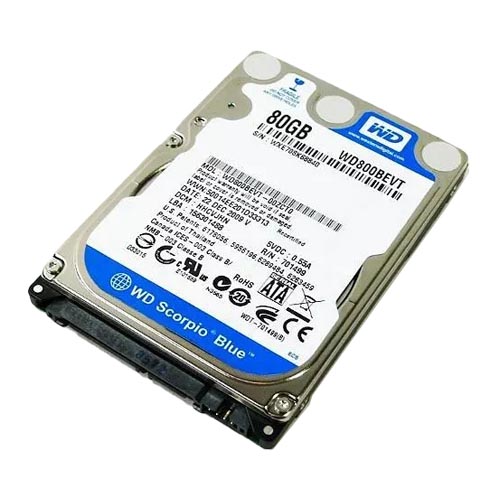 هارد لپ تاپ ریفر وسترن دیجیتال 80GB WD800BEVT