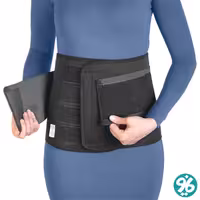 شکم بند لاغری ورزشی نئوپرن طب و صنعت با کش دوبل کد 62100