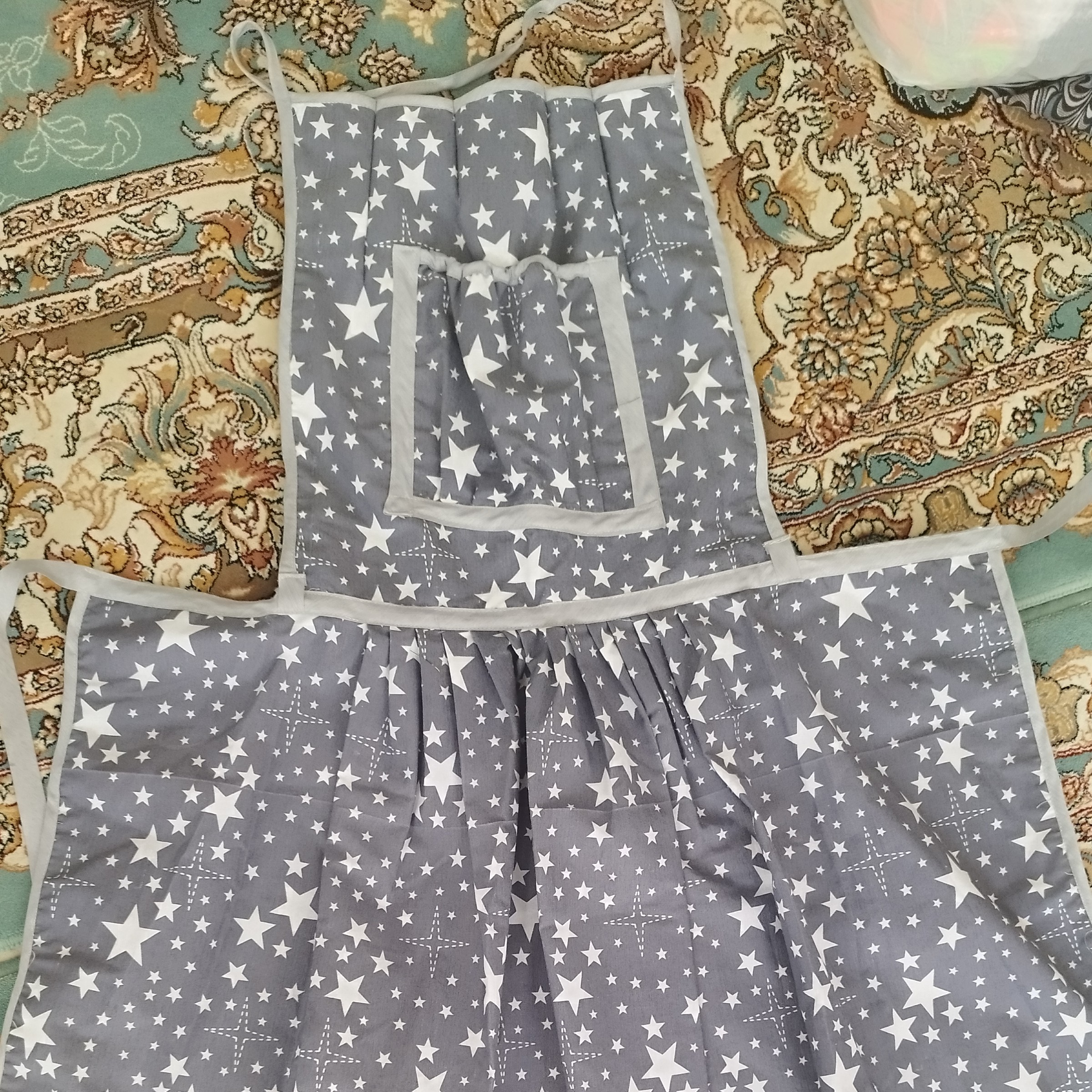 پیش پند آشپزی طرح عروس تمام نخ درجه یک