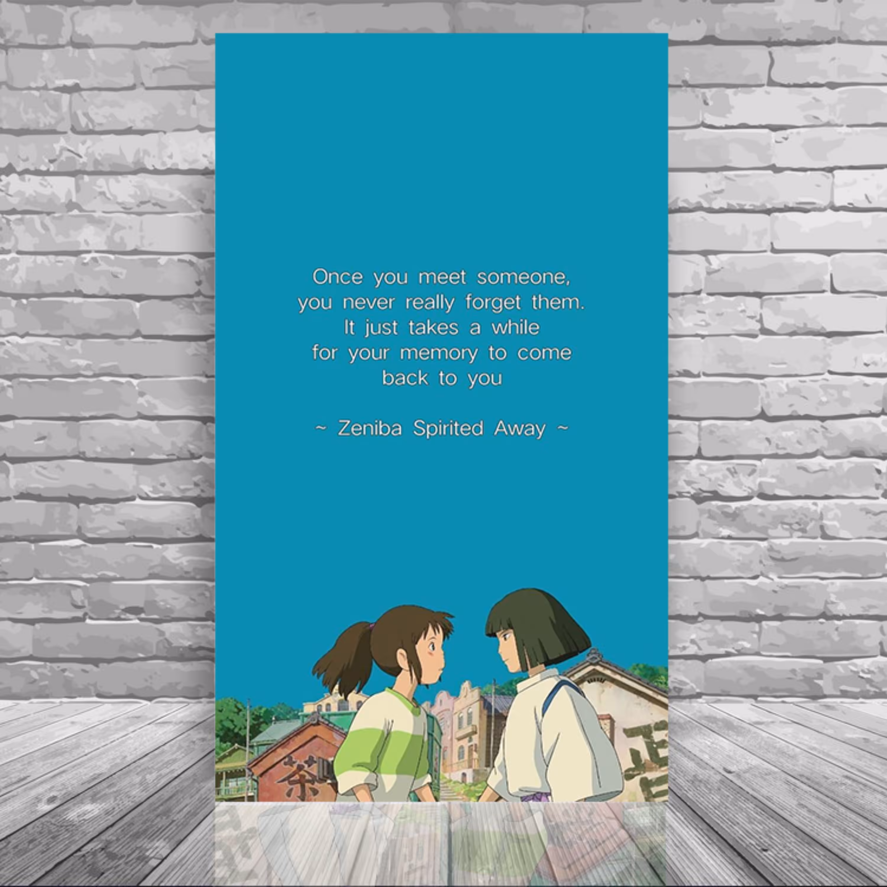 پوستر انیمه شهر اشباح سایز A3