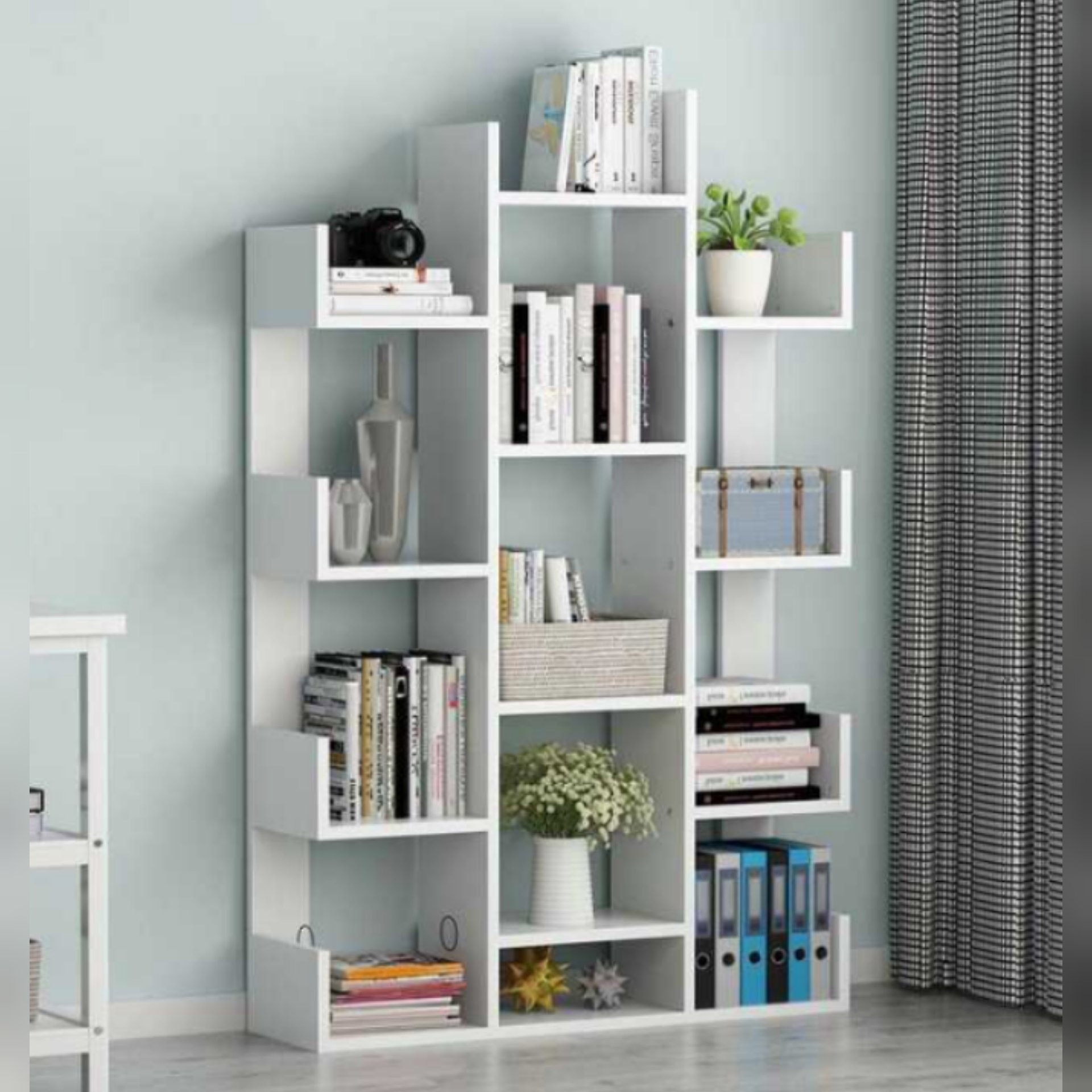 قفسه کتاب و دکوری ام دی اف کد B17 (مستقیم از تولیدکننده)ارسال با باربری 