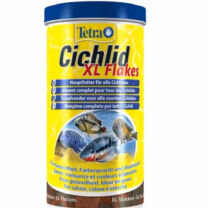 غذای ماهقی زینتی برند تترا مدل  xl flake  cichlaid 