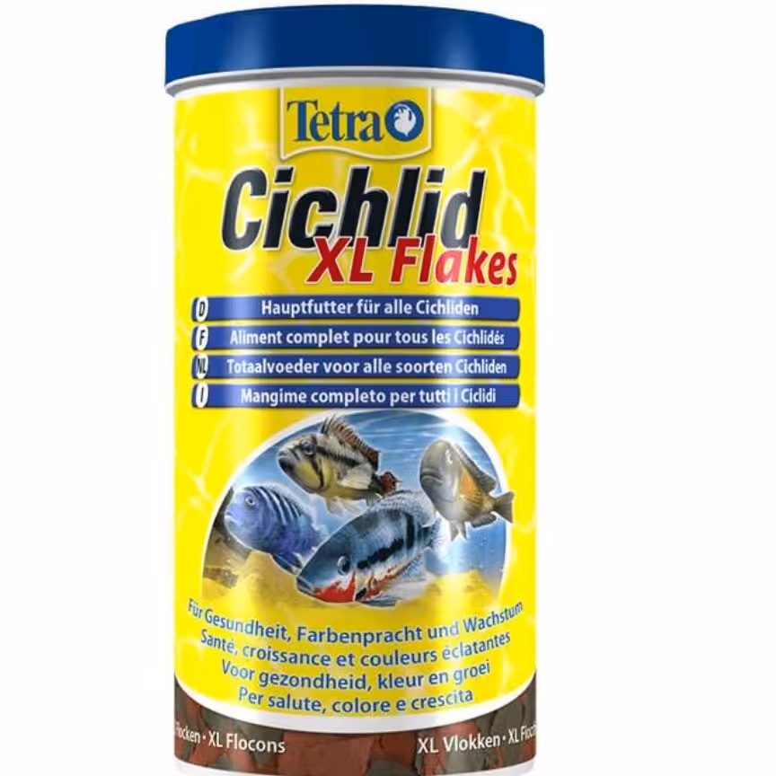 غذای ماهقی زینتی برند تترا مدل  xl flake  cichlaid 