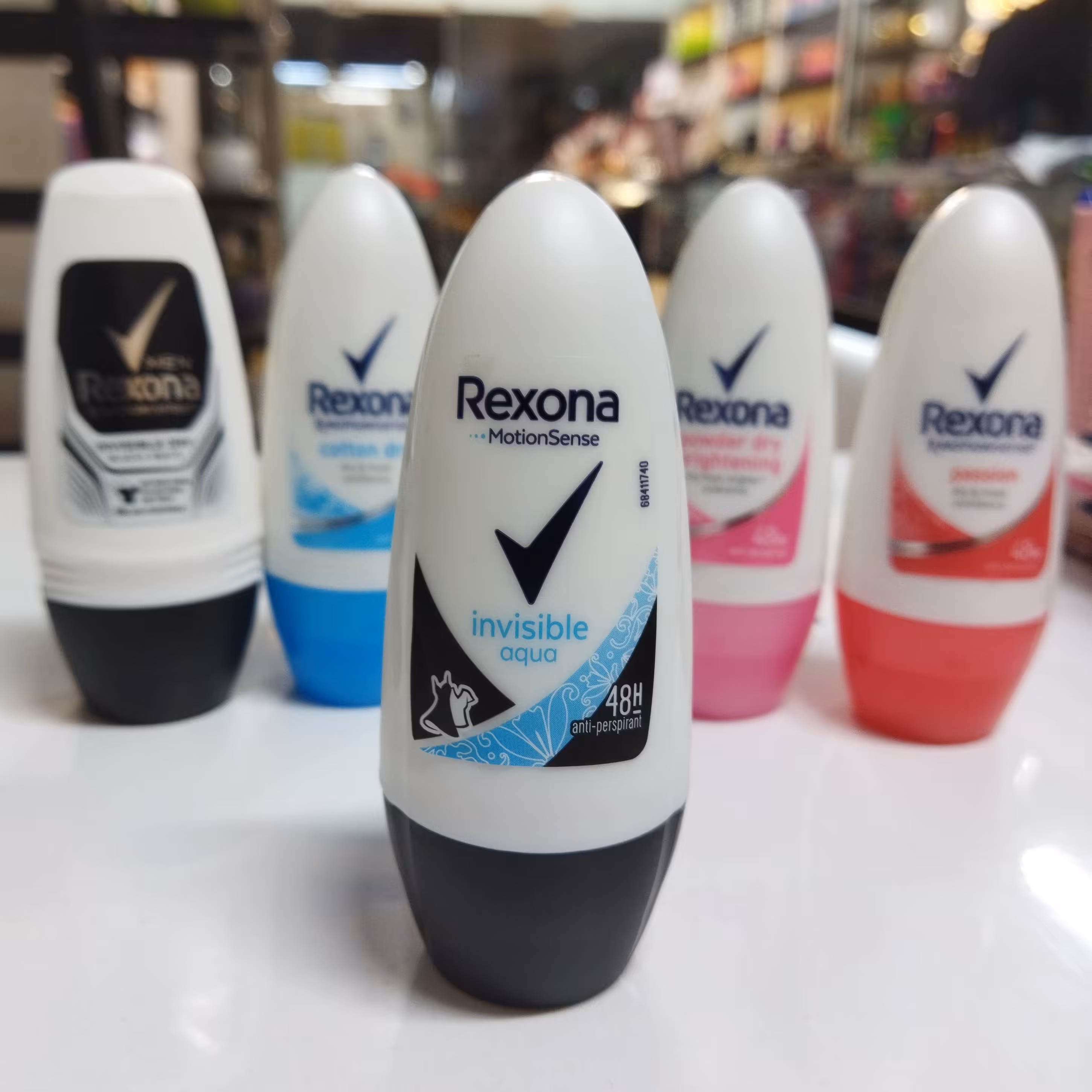 مام رول ضدتعریق زنانه رکسونا اینویسیبل آکوا REXONA INVISIBLE AQUA