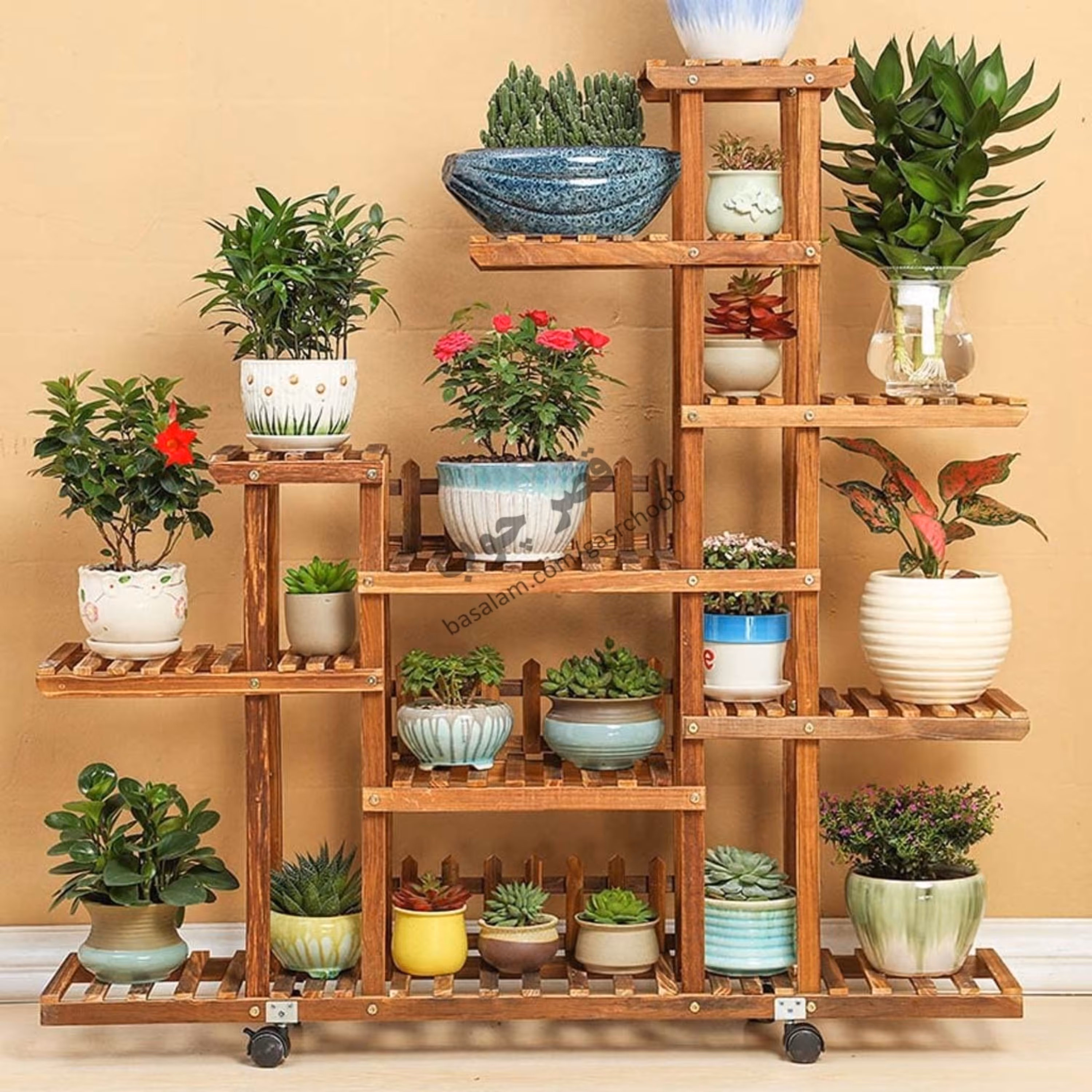 استند گل کد 193 قصرچوب (جاگلدانی)چوب روسی