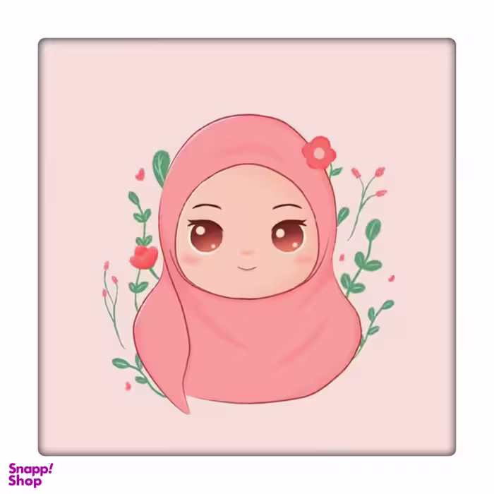 کاشی طرح دخترانه با حجاب کد 9097271
