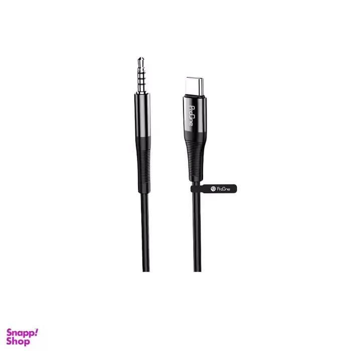 کابل تبدیل Type-C به Aux پرو وان مدل PCA47 طول 1 متر