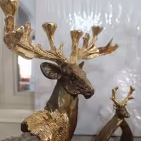 شمعدان مدل گوزن 4شعله (یک جفت)