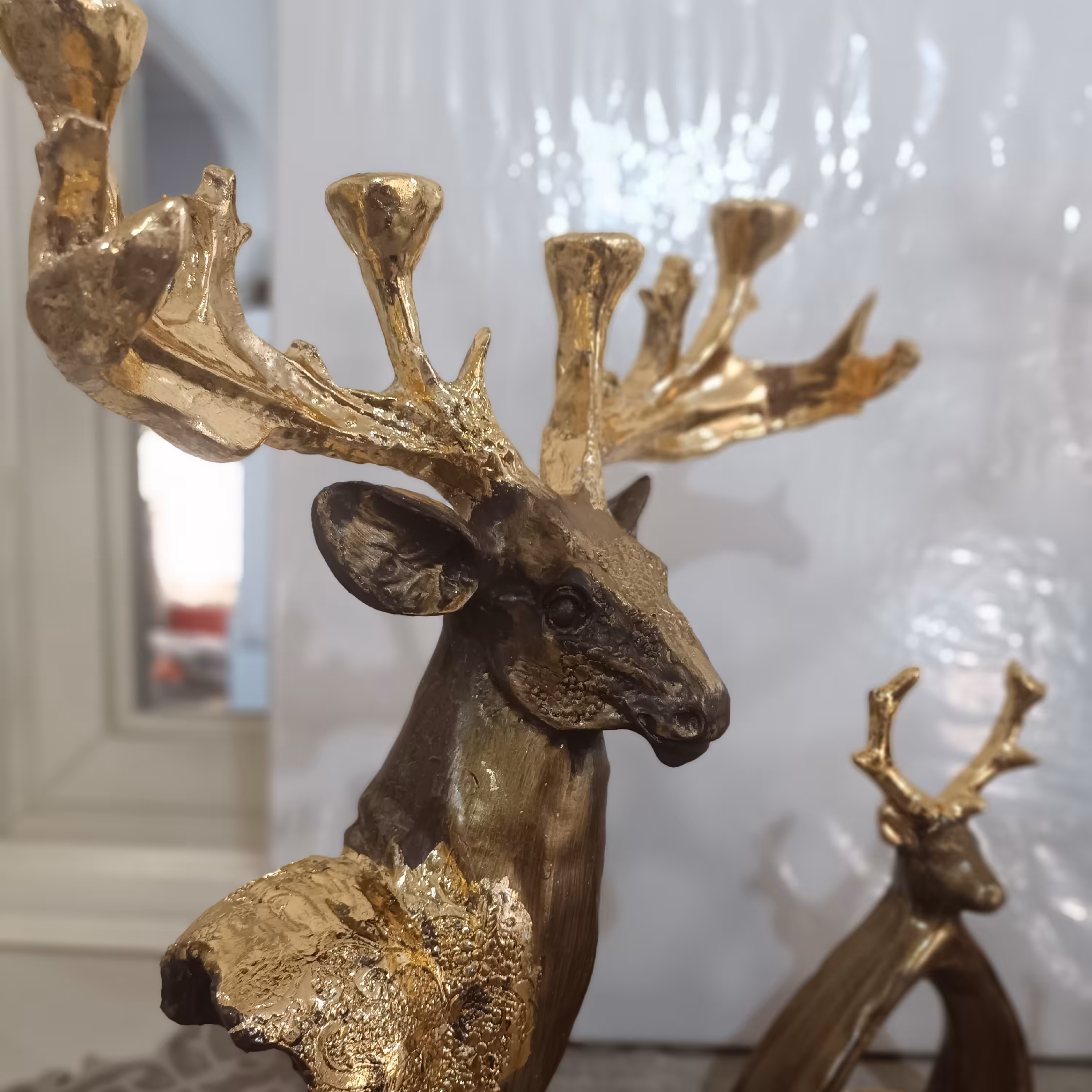 شمعدان مدل گوزن 4شعله (یک جفت)