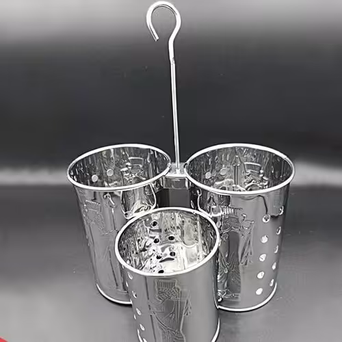 جا قاشقی سه قلو استیل هخامنشی 