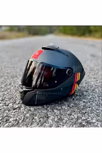 کلاه کاسکت موتورسیکلت مشکی ایمنی THUNDER 4 SV MILL A11 HELMET منظره یاب شفاف MT
