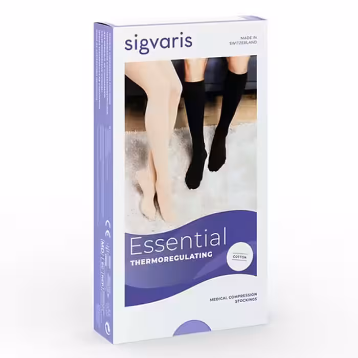 جوراب واریس زیر زانو مدل AD (کتان) سیگواریس