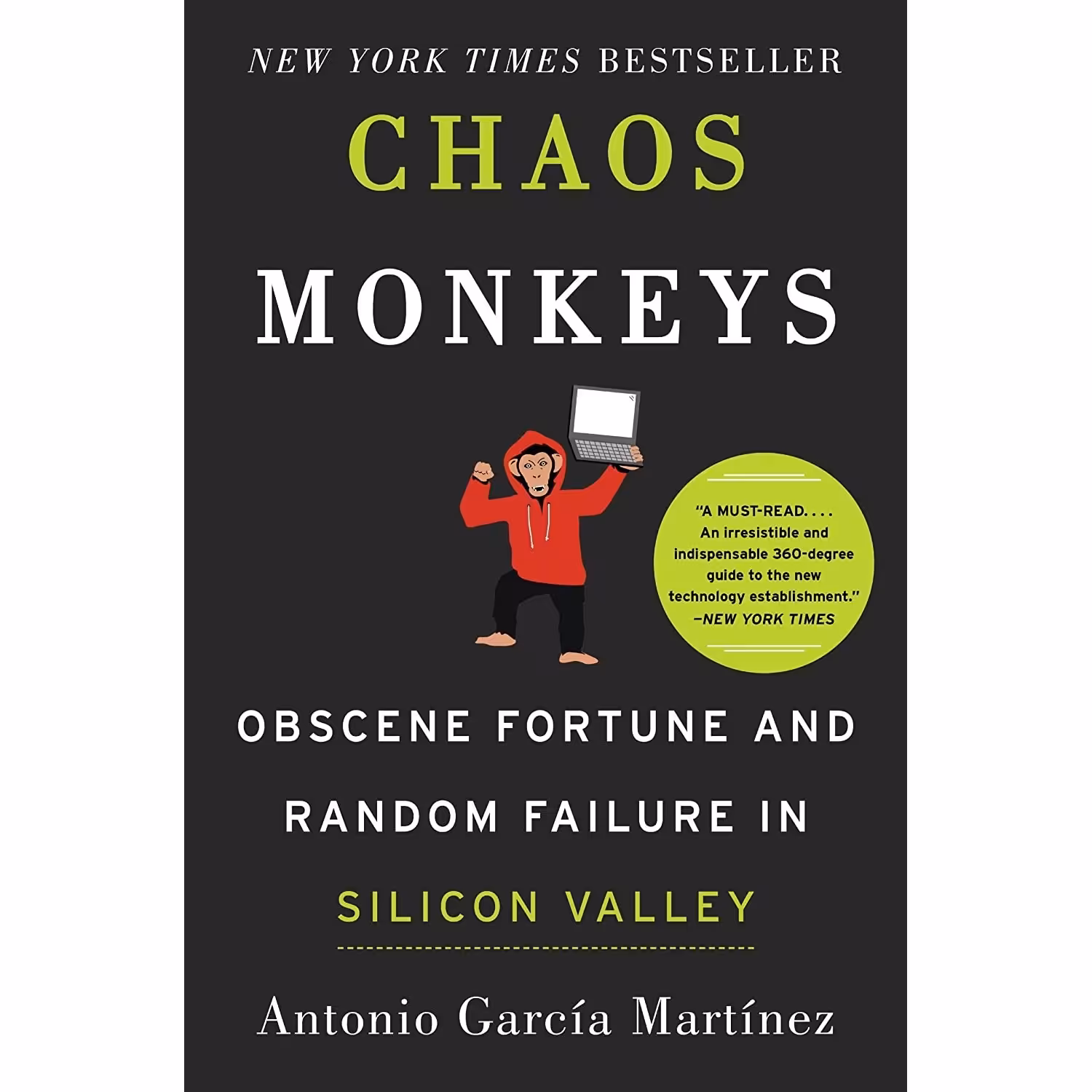 کتاب زبان اصلی Chaos Monkeys اثر Antonio Garcia Martinez انتشارات Harper