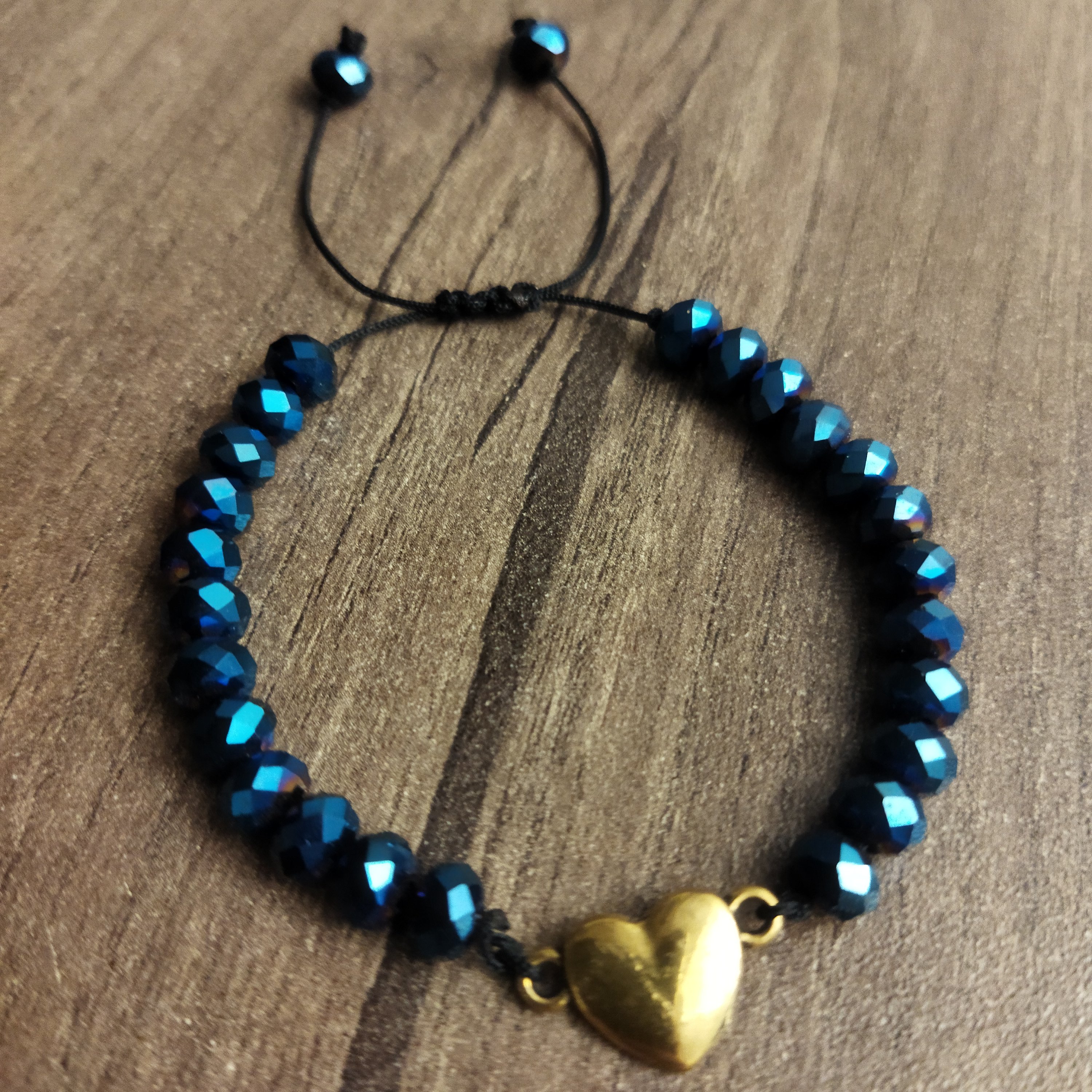 دستبند قلب طلایی