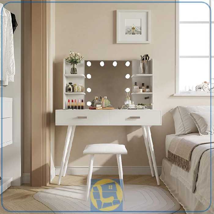 میز آرایش لامپ دار DJ719