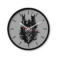 ساعت رومیزی راویتا مدل  ارباب حلقه ها  3324 در رنگ های مشکی و سفید