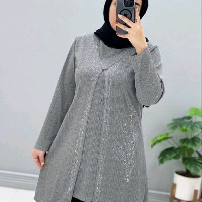 تونیک مانتویی کریشه 2psمدل الماس