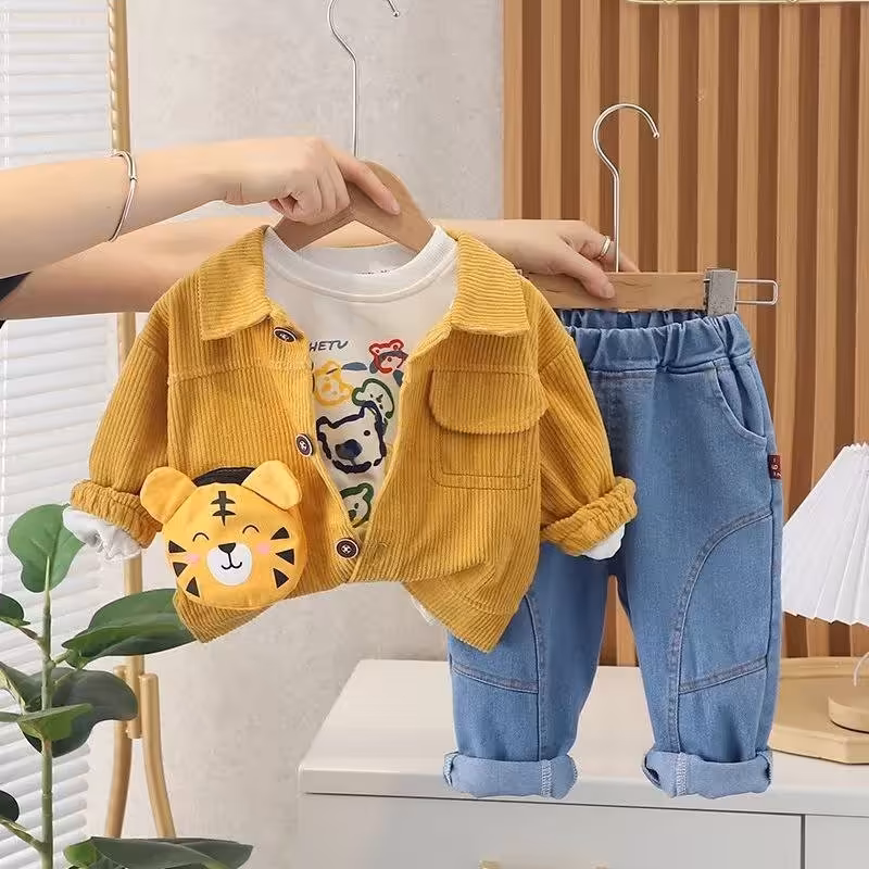 سه تیکه اسپرت مخمل دخترانه و پسرانه وارداتی