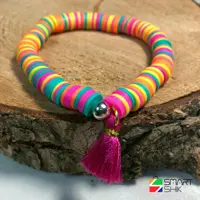 دستبند رنگی دخترانه فیمویی بسیار جذاب و شیک