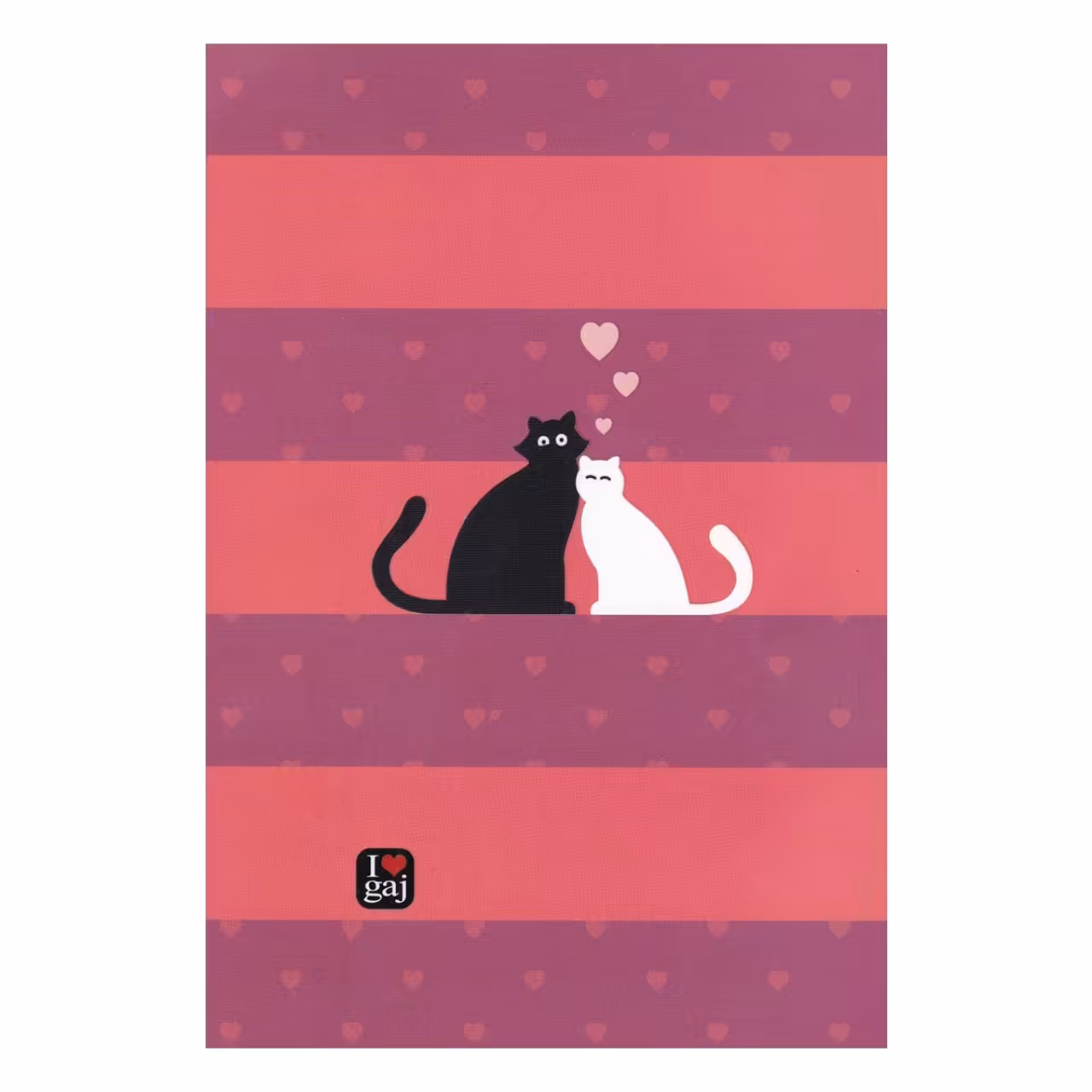 دفتر مشق 100 برگ گاجکو طرح گربه مدل GOL - BAN