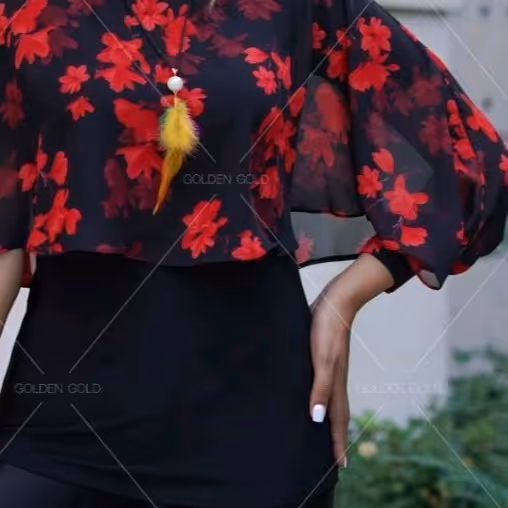 شومیز گلدار