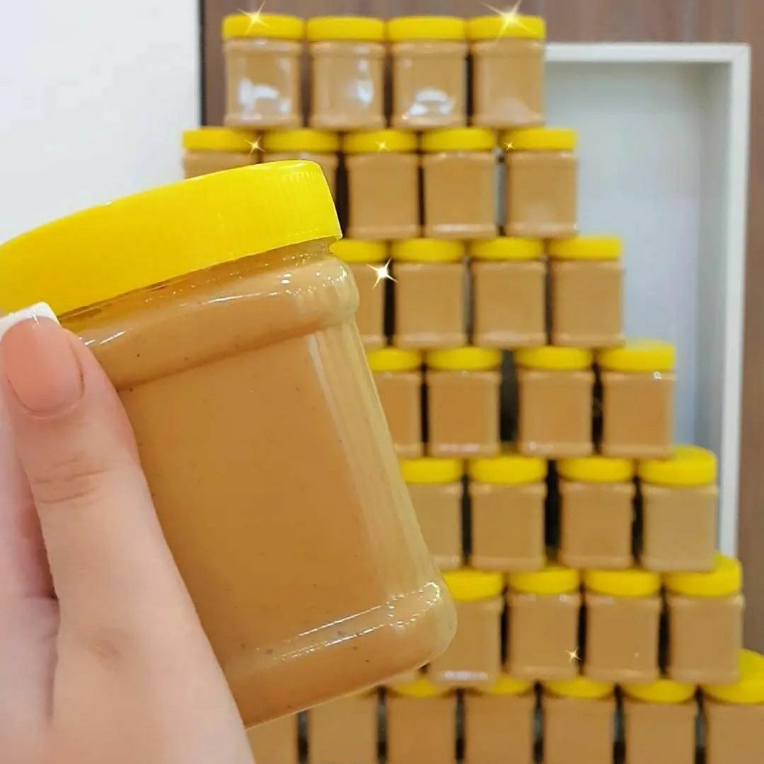 کره بادام زمینی  400 گرمی خالص بدون شکر و افزودنی کاملا طبیعی