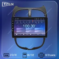 مانیتور اندروید پژو 206 و  206SD تیتان با گارانتی یکساله