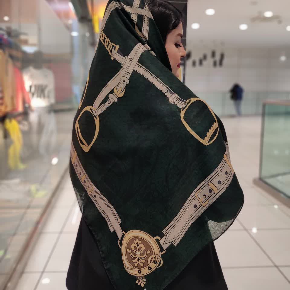 روسری زنانه مجلسی کمربندی