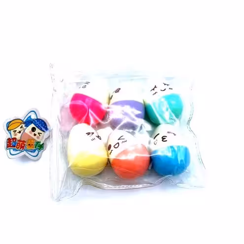 ماژیک علامت گذار 6 رنگ 100 طرح تخم مرغ عطری