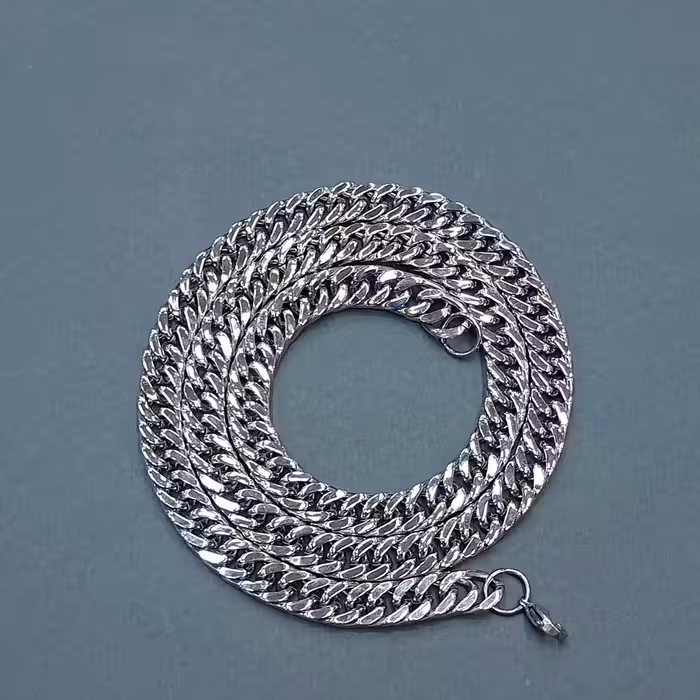 گردنبند و دستبند کارتیر نقره ای 