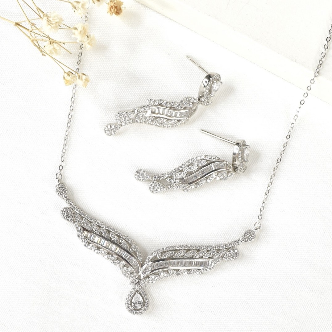 سرویس نقره آویز اشکی کد 8586