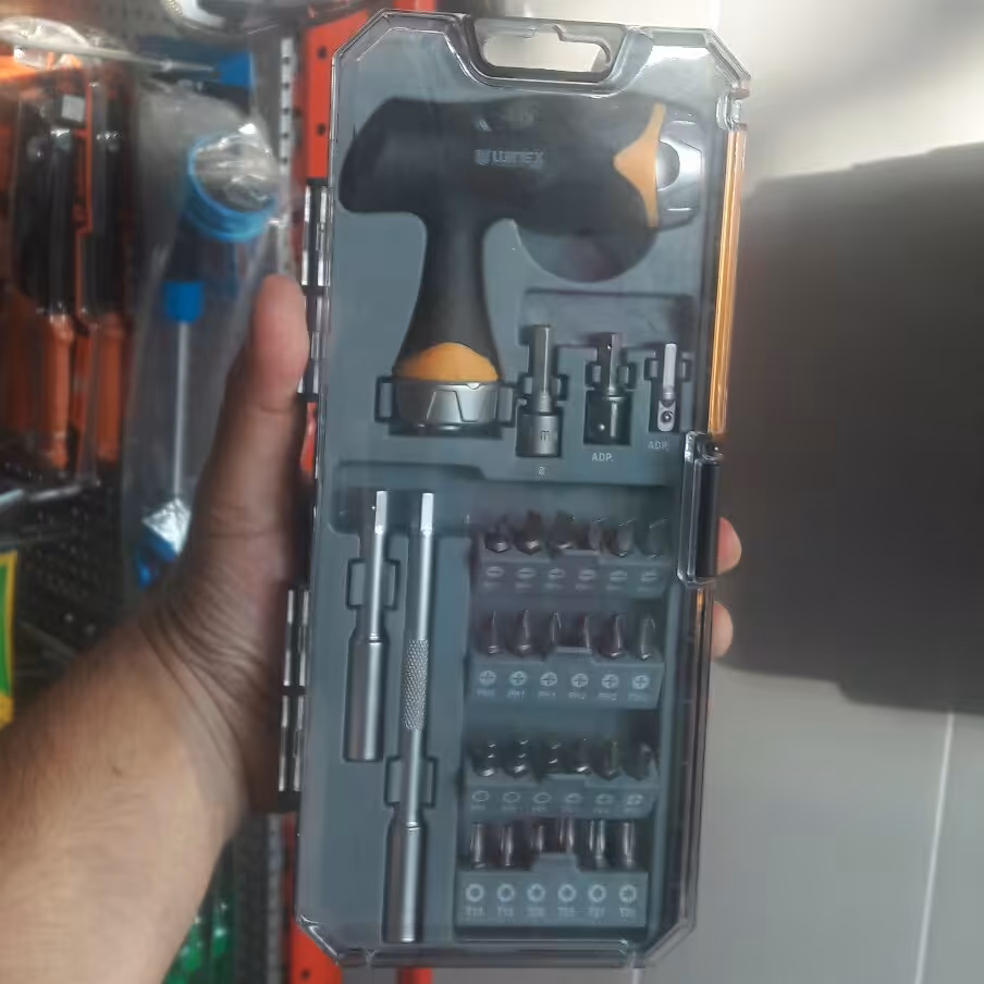 ست پیچگوشتی دسته جغجغه ای وینکس 30 پارچه