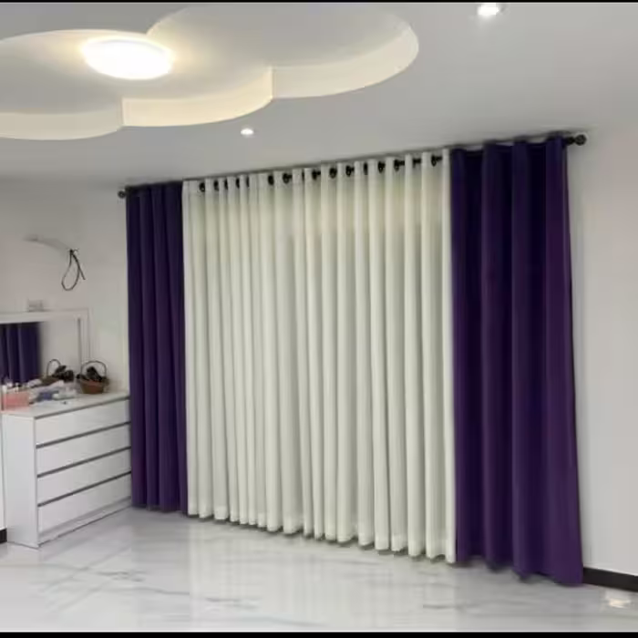 (پرده اماده مخمل کالیفرنیا )