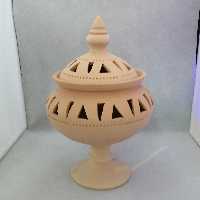 شکلات خوری سفالی  مشبک 28 سانتی (سفال خام) 