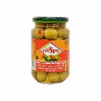 زیتون سبز با مغز فلفل 350 گرم کرسپو - crespo