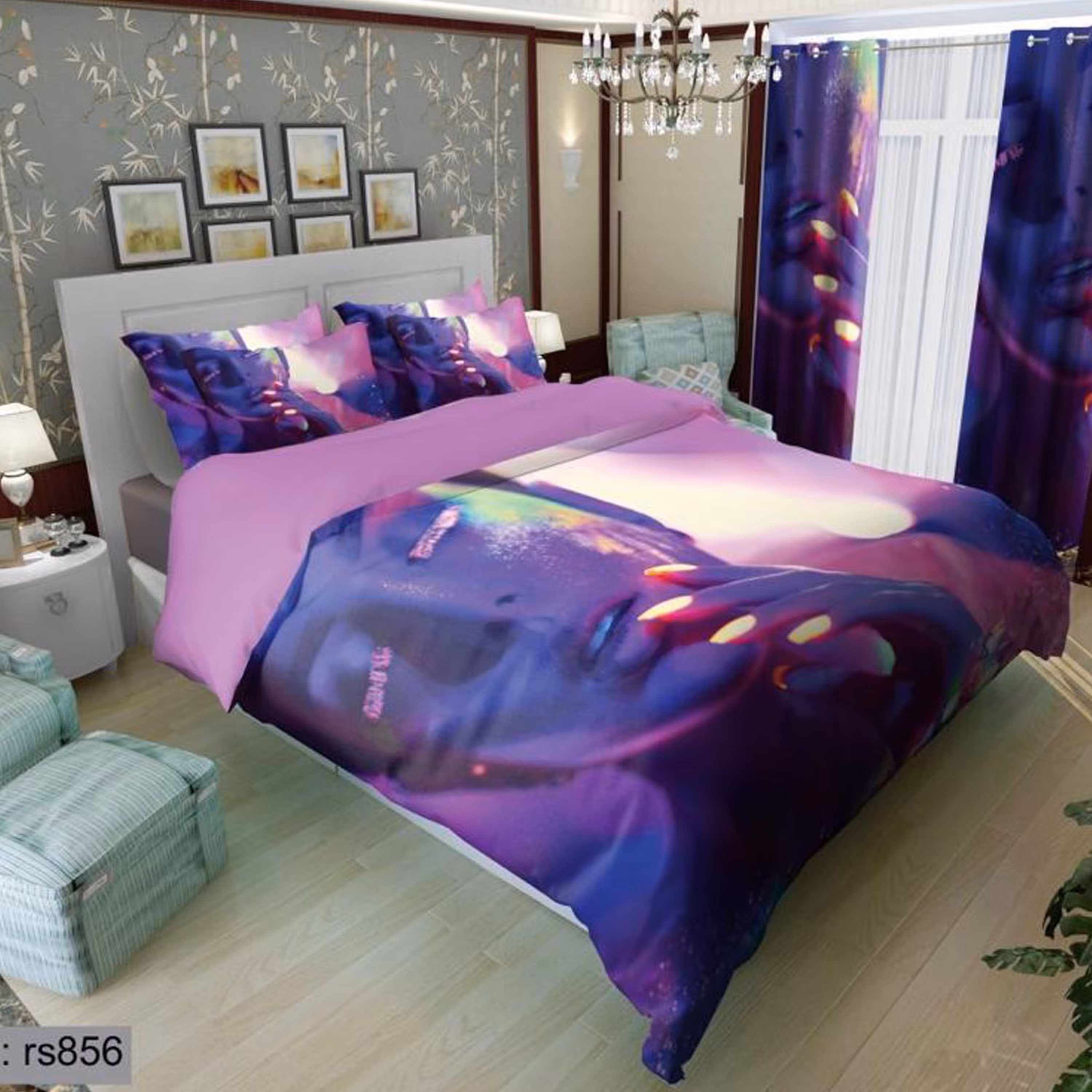 سرویس روتختی 2 نفره تنسل چاپی برندترک لند(Turk Land) rs 856