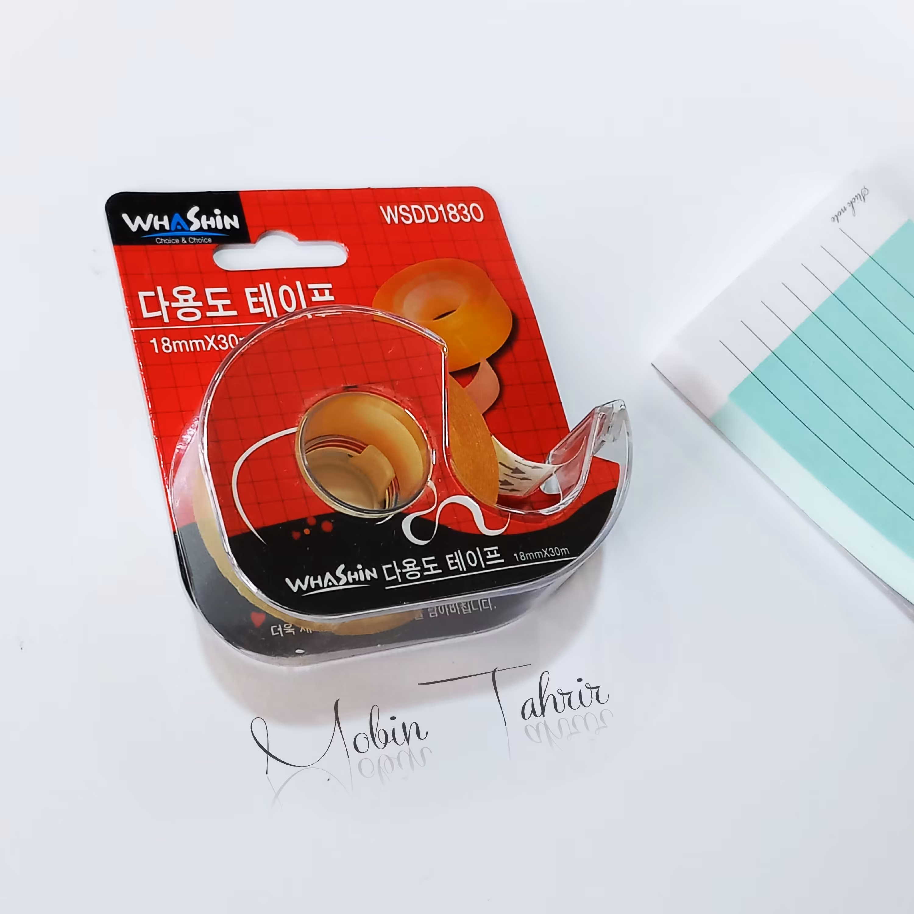 پایه چسب نواری کوچک همراه چسب مناسب جهت حمل داخل کیف    