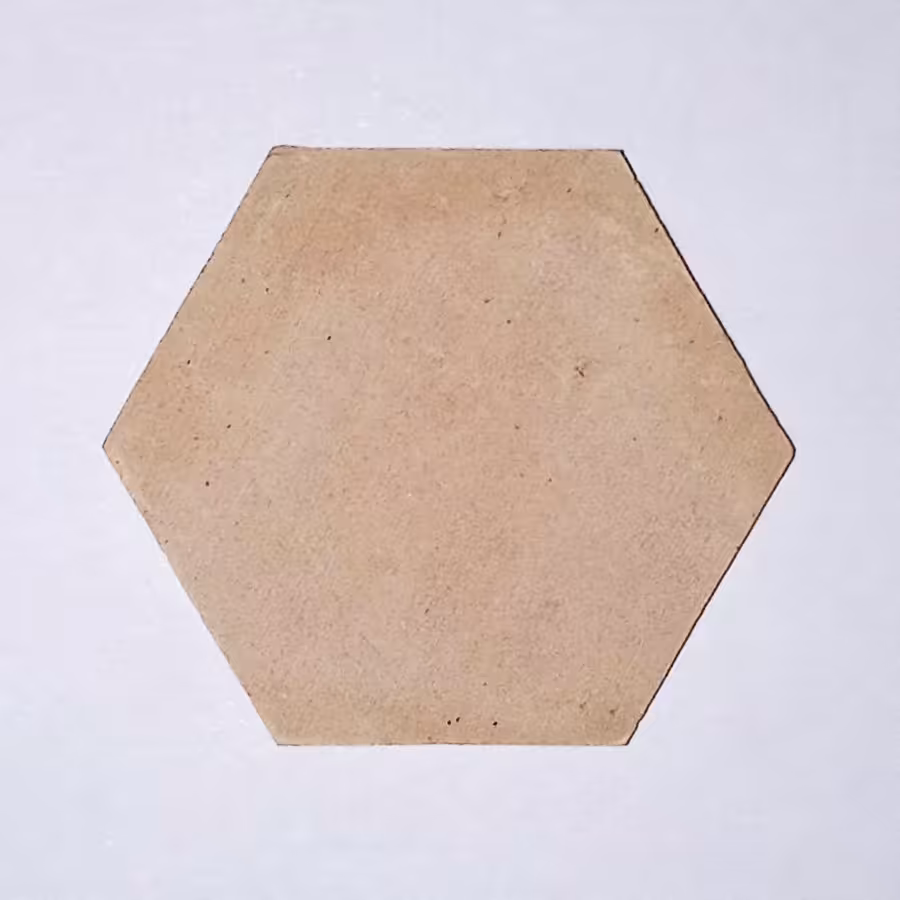 خشت سفالی 6 ضلعی (3.5 سانتی متری)