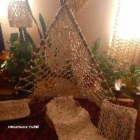 چادرسرخپوستی مکرومه مخصوص عکاسی کودک وبارداری وتولدوجشن،سه پایه