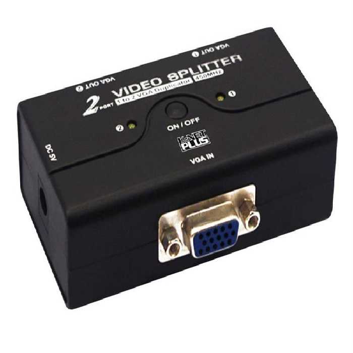 اسپلیتر VGA دو پورت کی نت پلاس مدل KPM9023