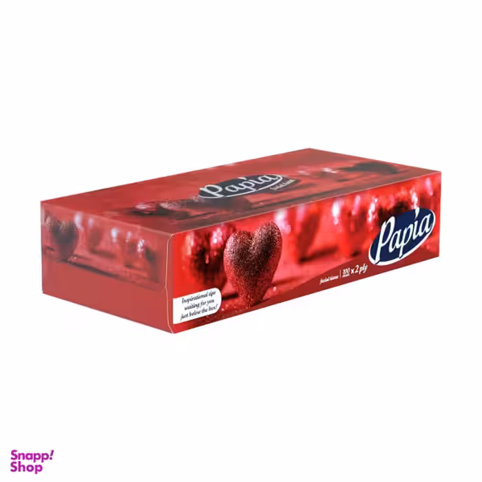 دستمال کاغذی 100 برگ پاپیا مدل 03