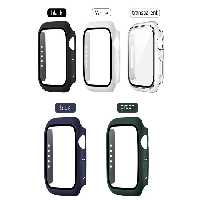 قاب محافظ اپل واچ سری 7 و 8 سایز 45 میلیمتری کوتتسی Coteetci glass hard shell iWatch 7/8 25003-45
