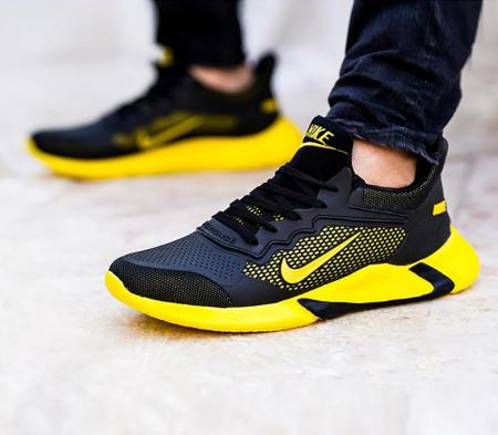 کفش مردانه nike مدل adrian (مشکی زرد)