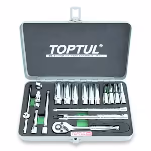 جعبه بکس 18 پارچه 1.4 بلند تاپ تول GCAD1817