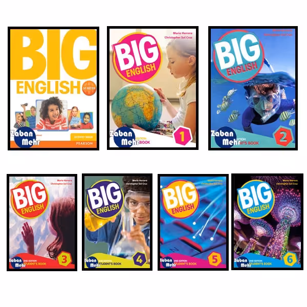 کتاب Big English اثر جمعی از نویسندگان انتشارات زبان مهر 7جلدی