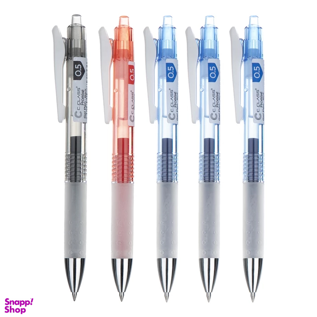 روان نویس سی کلاس مدل ژل promise کد B5 مجموعه 5 عددی