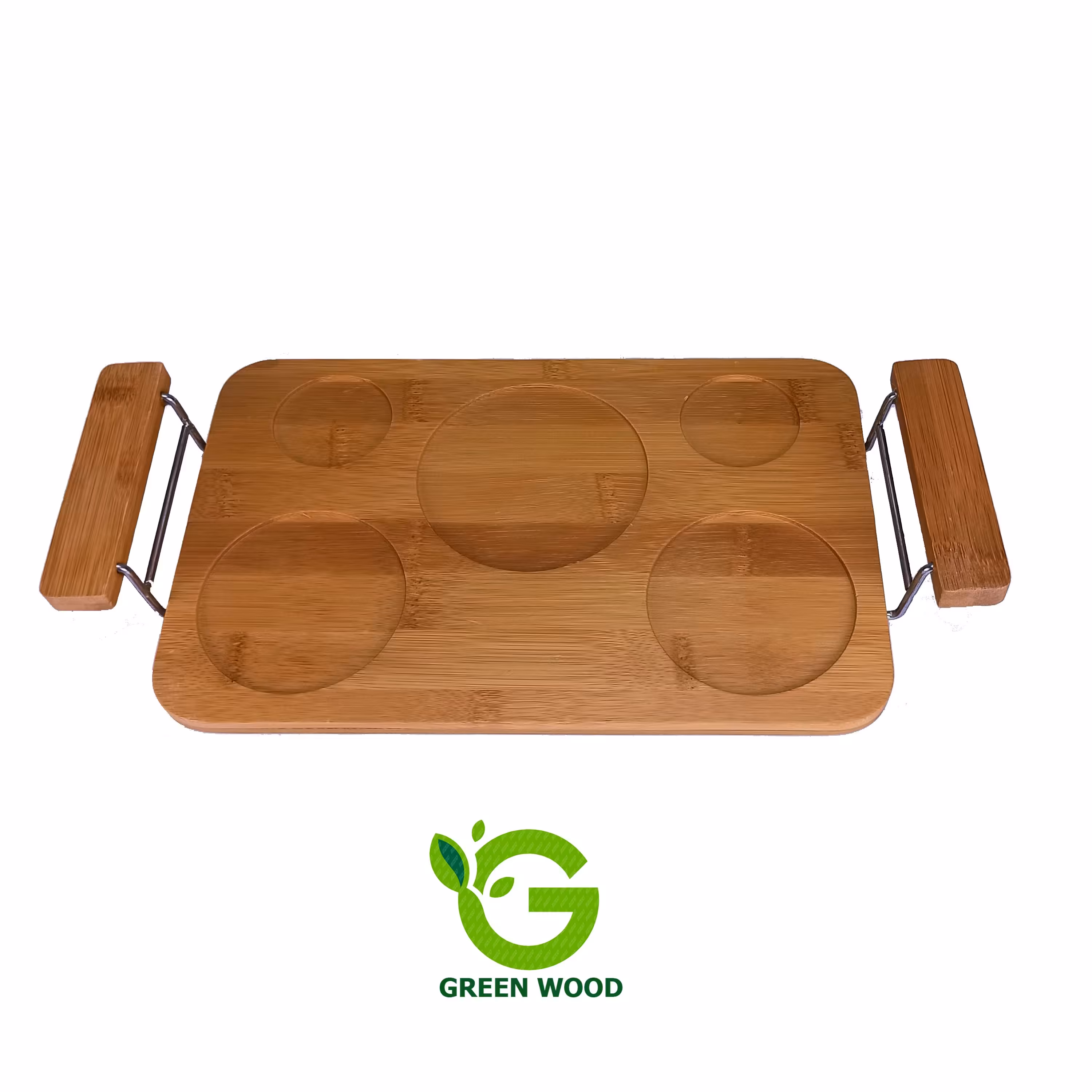 سینی پذیرایی چوبی بامبو(سینی سرو سینی پذیرایی) مدل L29 کد Gw140701016